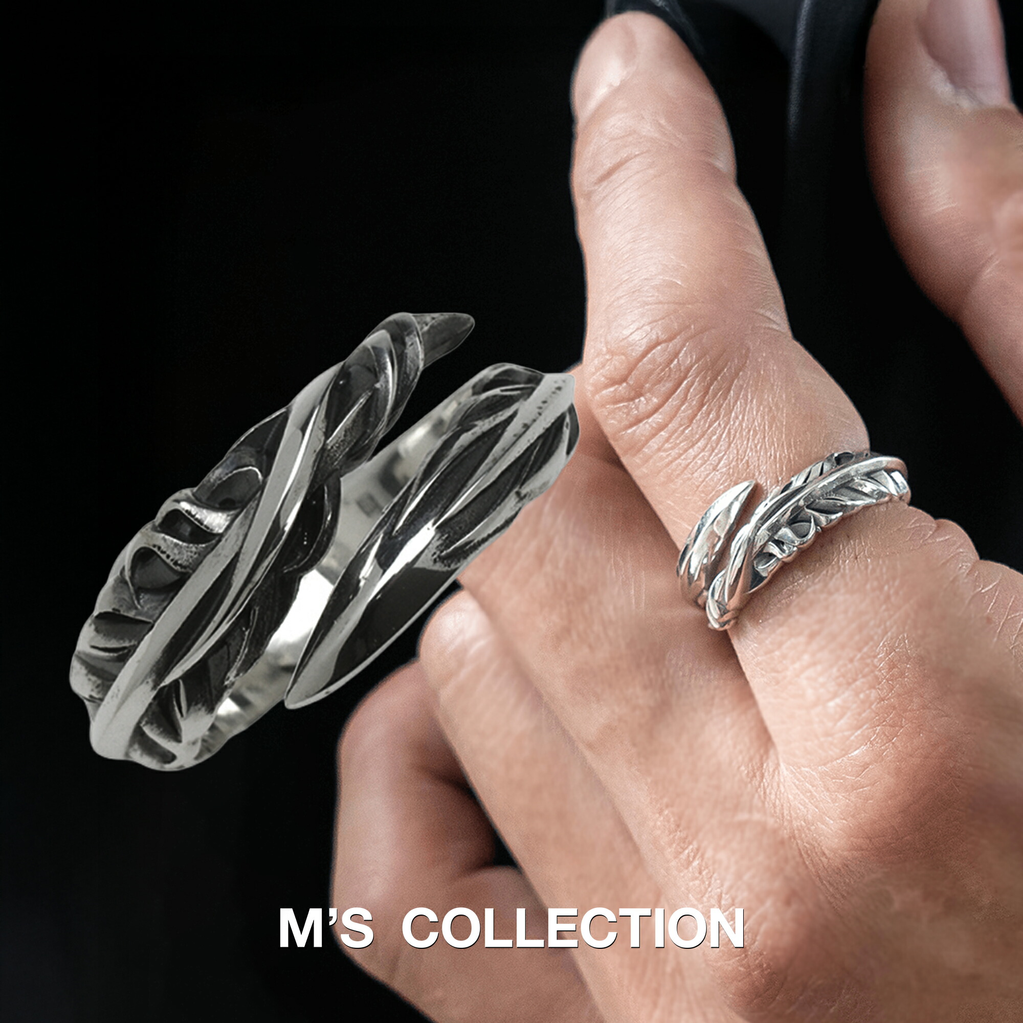 【公式エムズコレクション】【直営店】【M's Collection】INTELLECTUAL FEATHER FREE RING S