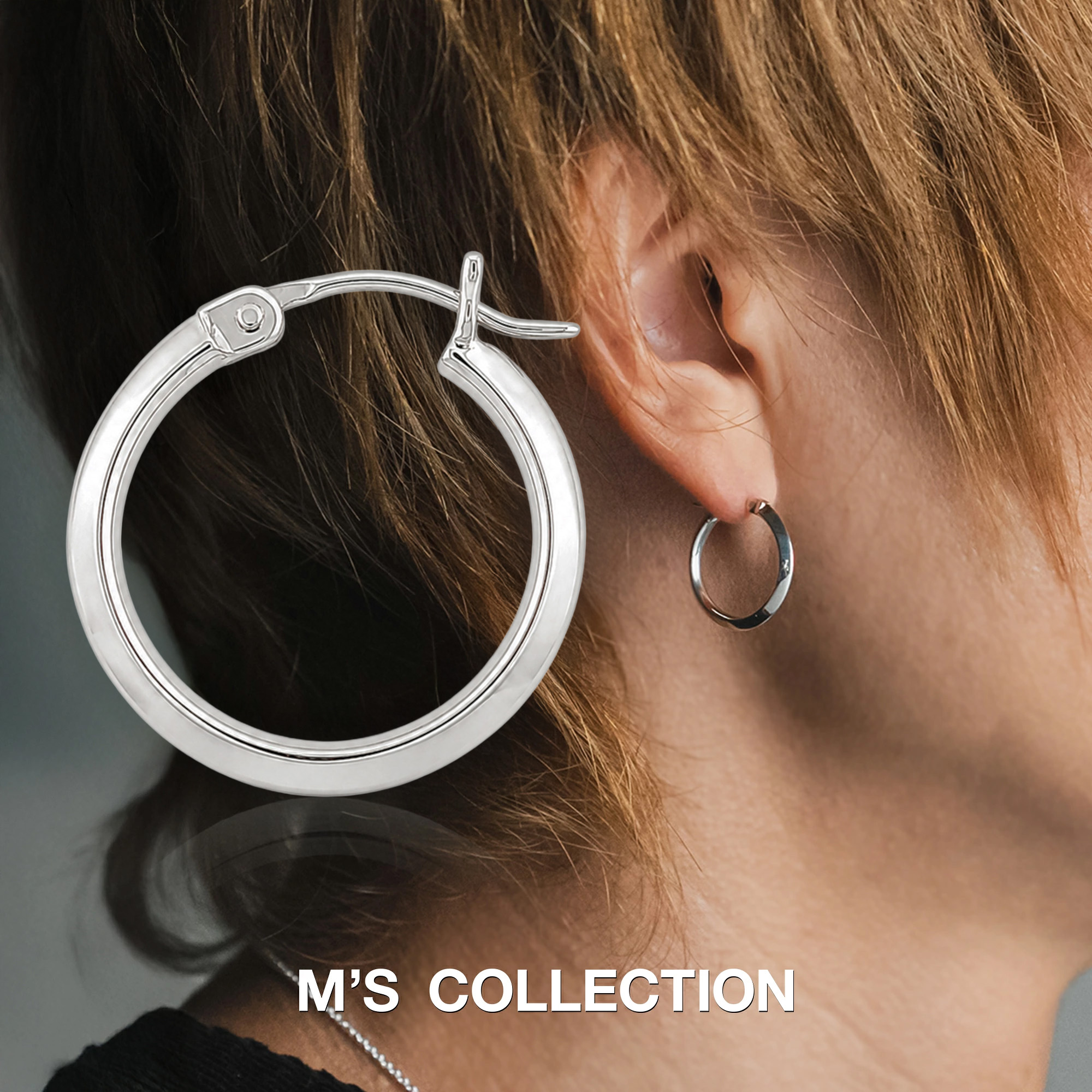 【公式エムズコレクション】【直営店】【M's Collection】FINE TRIANGLE WIRE HOOP PIERCE M(片耳用)｜BLESS店 12,496円