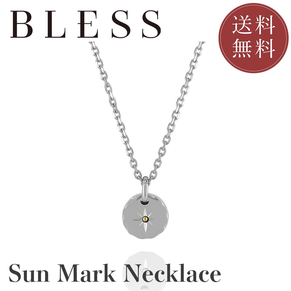 サンマーク首飾り【ステンレス鋼 首飾り メンズ レディース BLESS ブレス ハワイアン宝飾品】