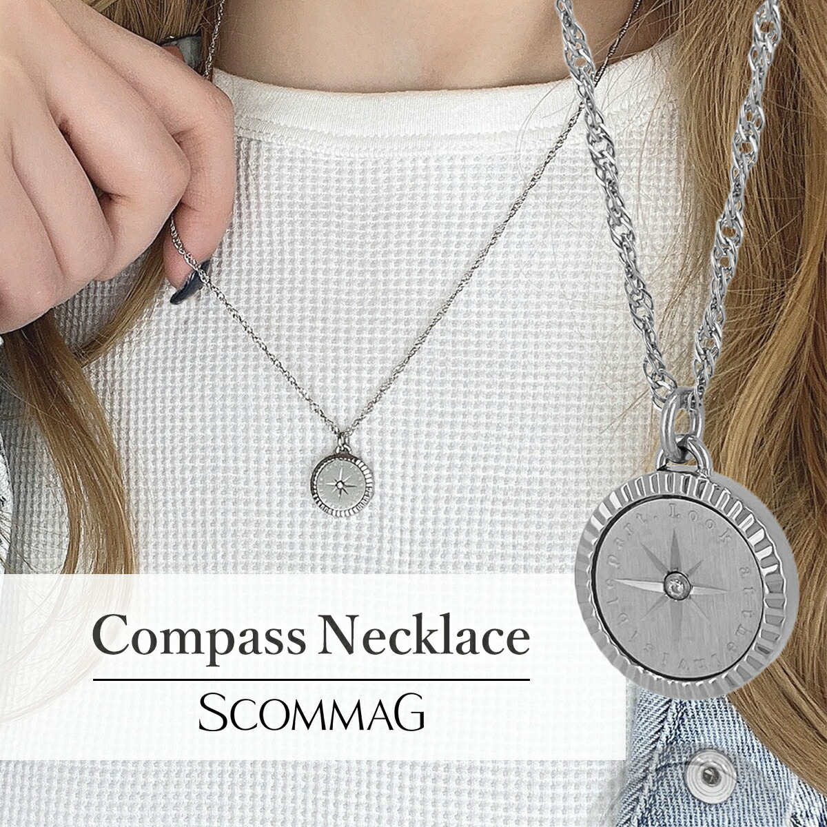 楽天市場】コンパスネックレス【シルバー ネックレス メンズ