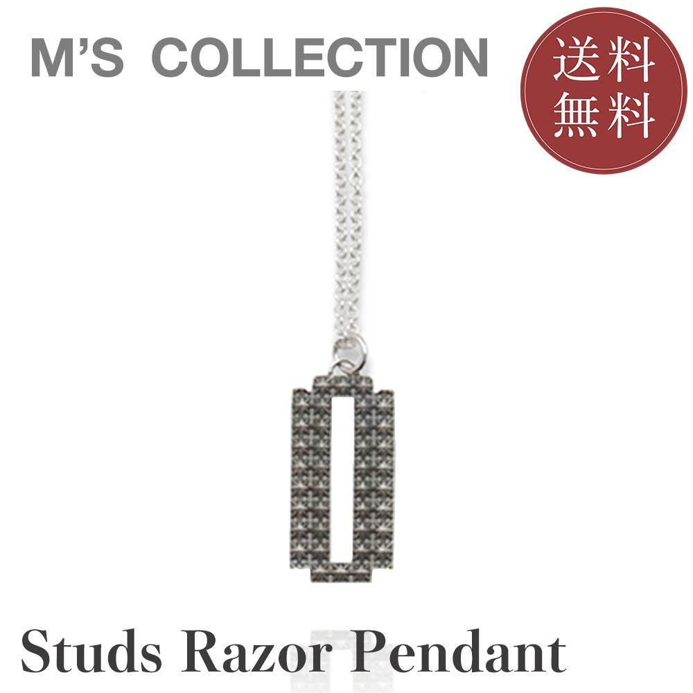 【公式エムズコレクション】【直営店】【M's Collection】【SENSE2021年1月号掲載】TRIPLE X STUDS RAZOR PENDANT|BLESS店