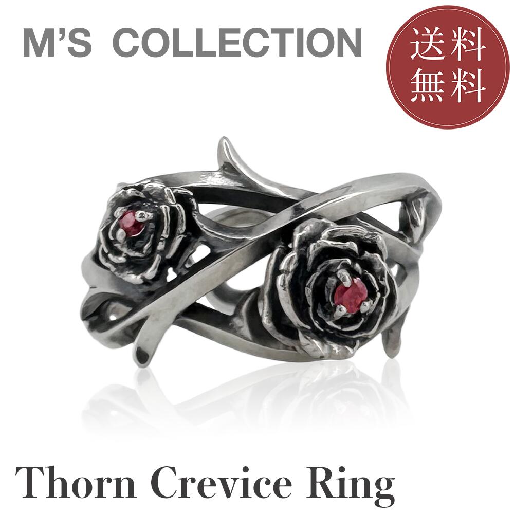 【公式エムズコレクション】【直営店】【M's Collection】THORN CREVICE RING "Rose edition"|BLESS店