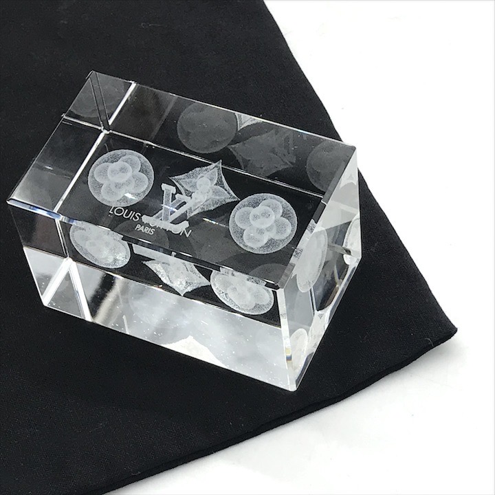 楽天市場】ルイヴィトン☆ ペーパーウェイト クリスタルガラス