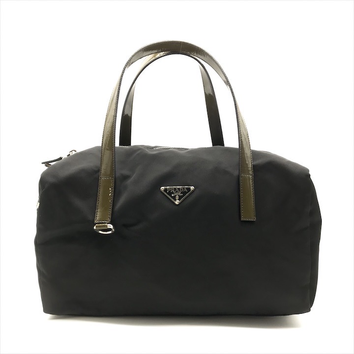 楽天市場】PRADA プラダ トライアングルロゴ ミニボストンバッグ