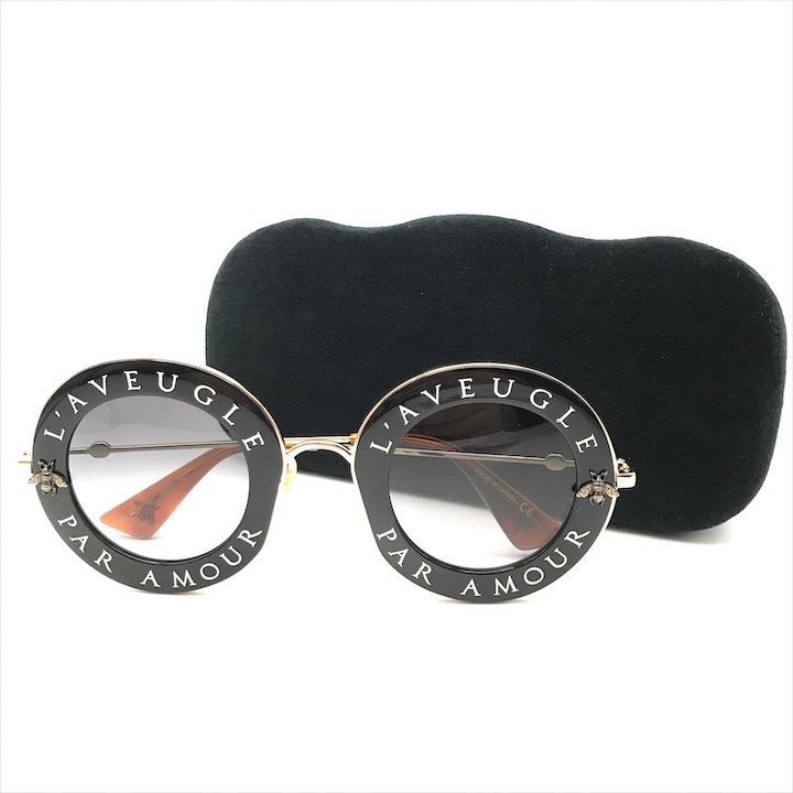 楽天市場】GUCCI(グッチ) L'aveugle par amour(恋は盲目) サングラス