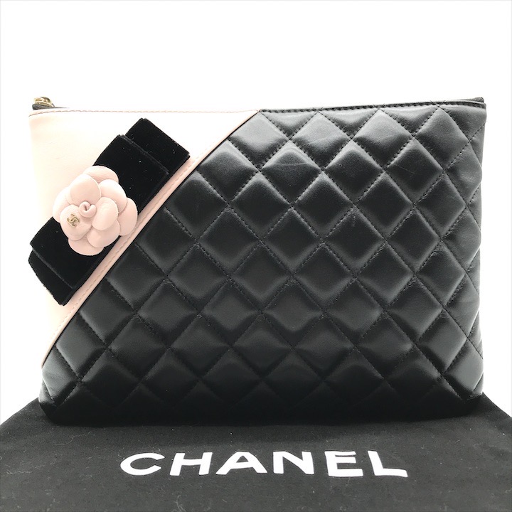 国内発送シャネル ココ クラッチ ステッチ Chocolate bar CHANEL シャネル チョコバー クラッチバッグ 6
