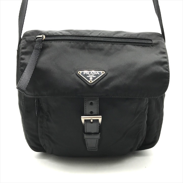 楽天市場】【中古】良品 PRADA プラダ 三角ロゴ ナイロン