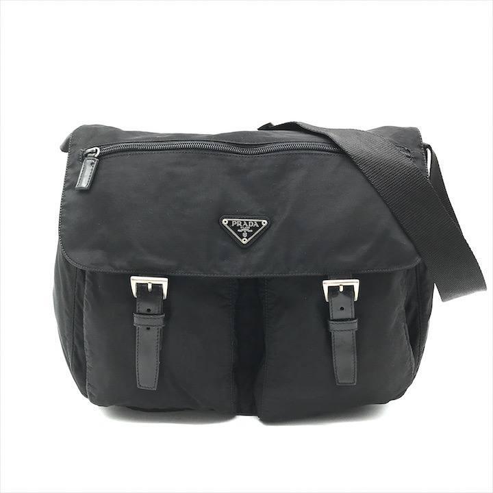 楽天市場】【中古】良品 PRADA プラダ 三角ロゴ ナイロン