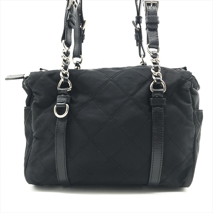トロロ PRADA ブラックキルティングショルダーバッグ 楽天市場】【バッグ】PRADA プラダ キルティング チェーントート