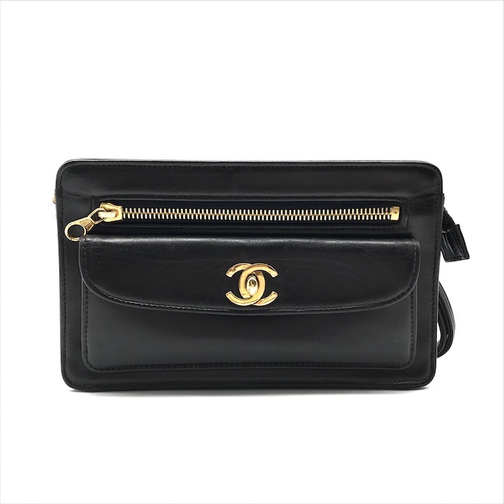 楽天市場】【中古】美品 CHANEL シャネル ココマーク シェブロン