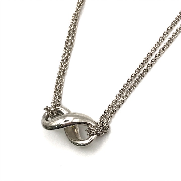 ティファニーTIFFANY&Co.インフィニティ ダブルチェーン ネックレス TIFFANY&Co.】ティファニー インフィニティ ダブルチェーン