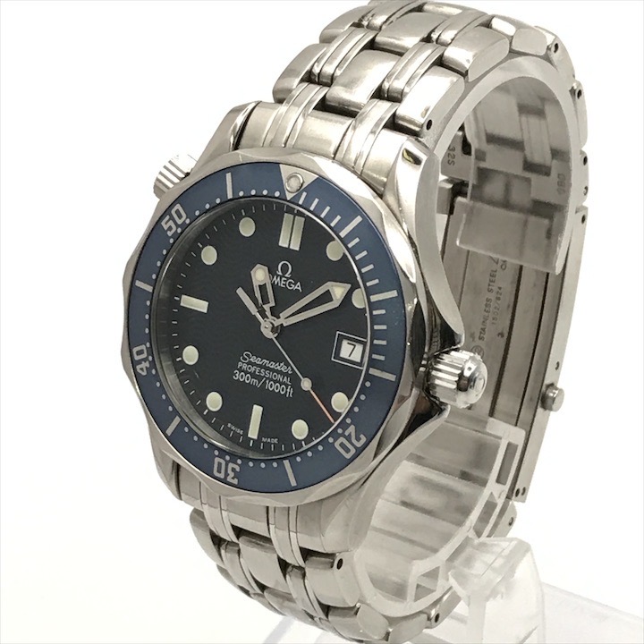 【中古】良品 OMEGA ゼロ シーマスター ボーイズ 2561.80 QZ クウォーツ ウォッチ 米国海軍 動く品 ｍ12182