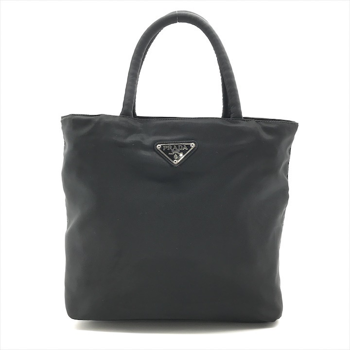 美品 PRADA ハンドバッグ 三角ロゴ プレート 白タグ ナイロン ブラック 楽天市場】【中古】良品 PRADA プラダ 三角ロゴ プレート ナイロン