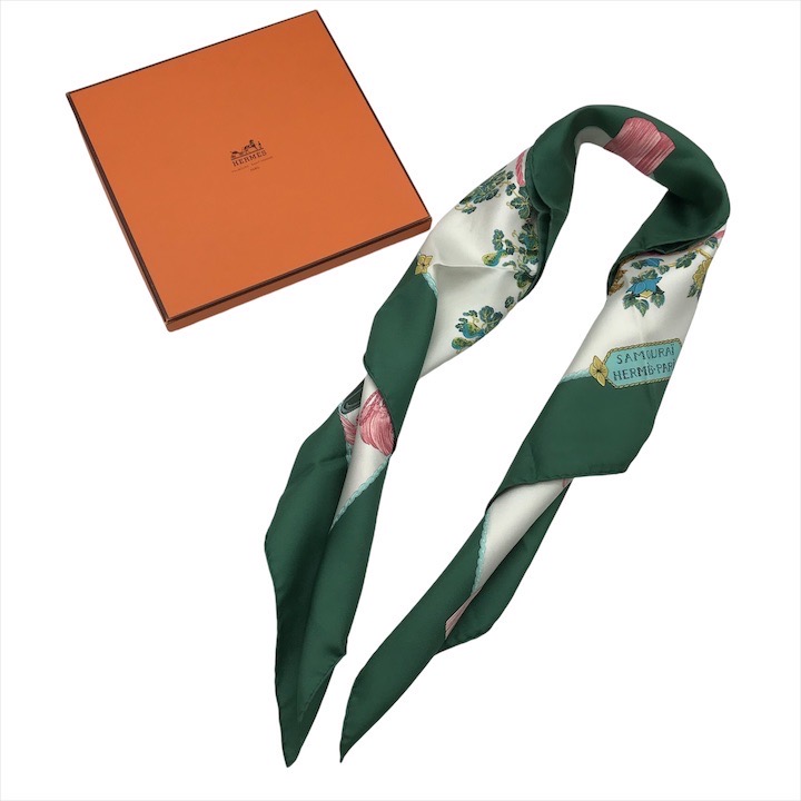 楽天市場】【エルメス】Hermes カレ90 シルクスカーフ PARURES DE