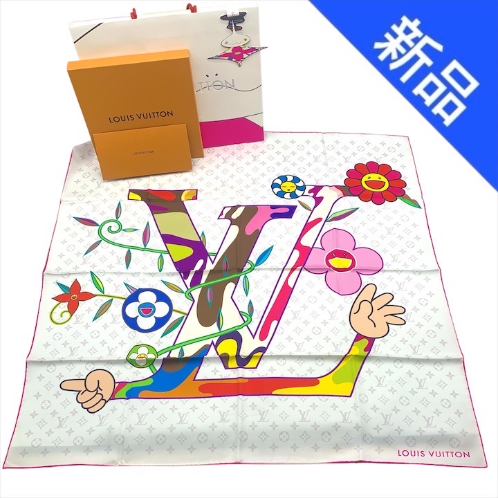 楽天市場】≪ 新品 ≫ルイヴィトン 村上隆 コラボ LV × TM カレ90