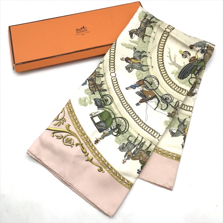 楽天市場】エルメス カレ90 スカーフ 空想の鞍 LA SELLE IMAGINAIRE