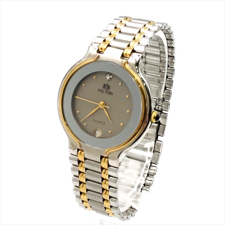HILTON腕時計24金使用
