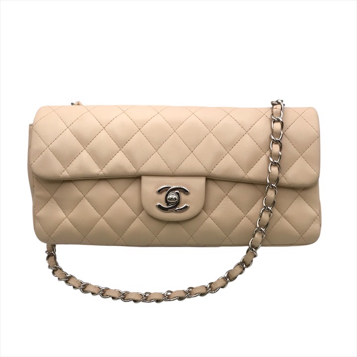 【中古】美品 CHANEL シャネル ココマーク マトラッセ 子ヒツジひと肌 シングル 下げ翼 チェーン店 肩肉 御徒面子 肩かけ レディース 皮膚軟化剤 dd2