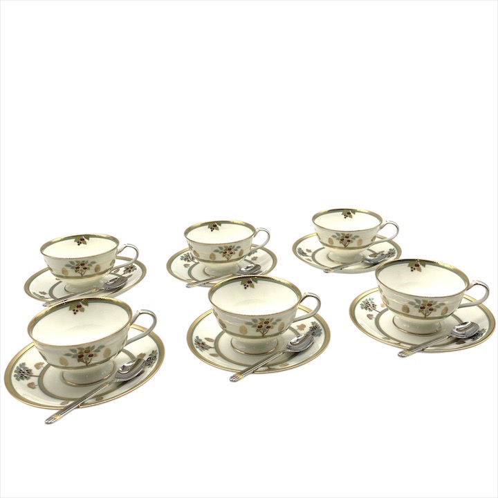 楽天市場】ノリタケ エセックスコート ティー・コーヒー碗皿 6客セット