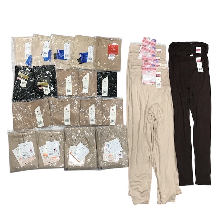 【中古】新品未当てはめる 下げ札付き添い人 Wacoal ワコール 舞台の袖 下穿き トップス 下つ方 股引 ズボン下 下穿き ベージュ レディース m14333