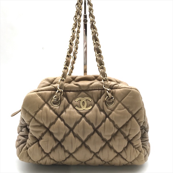 楽天市場】CHANEL シャネル バブルキルト チェーンショルダー