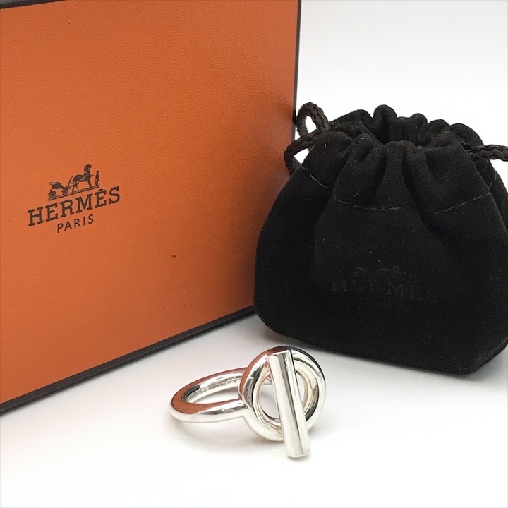 HERMES エルメス エブリン SV925 シルバー リング HERMES エルメス エブリン SV925 シルバー リング 楽天市場