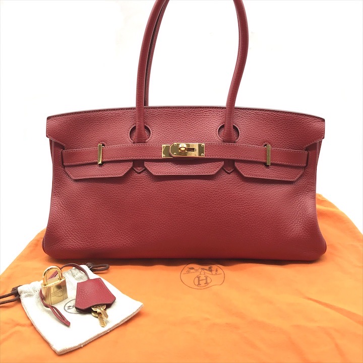 楽天市場】ゴルチェ期 エルメス ショルダーバーキン トリヨン