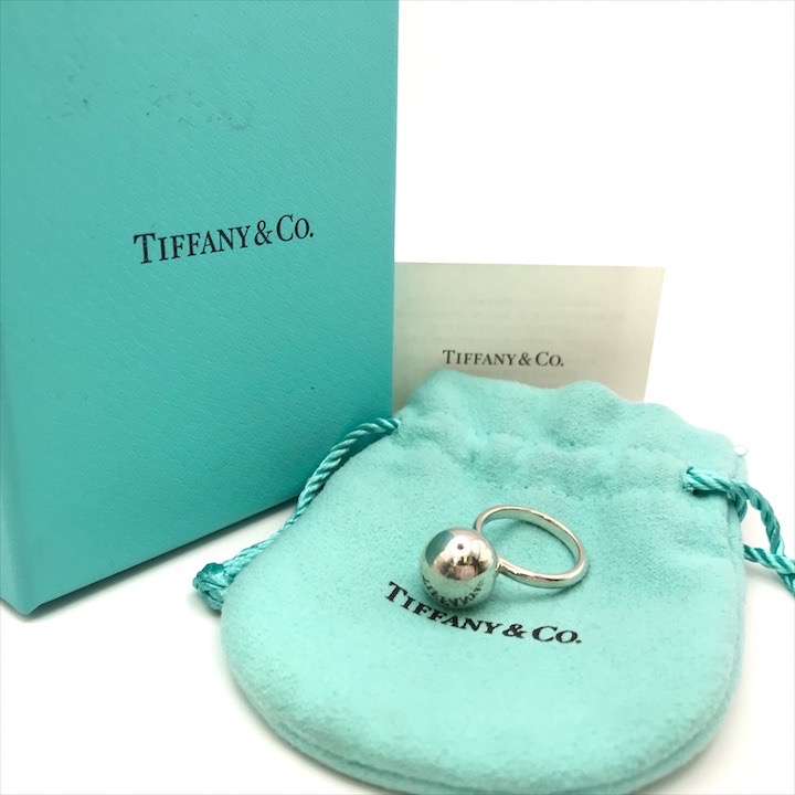 ティファニー ハードウェア ボール リング シルバー 925 10号 QW1e Tiffany ＆ Co．(ティファニー) ハードウェアボールリング
