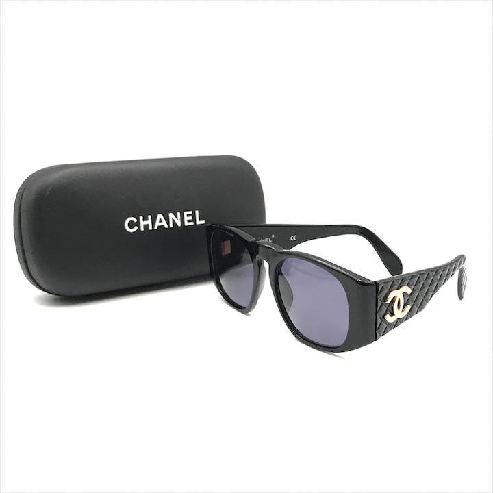 美品 シャネル 6008 ココマーク サングラス ブラウン 65□18 ケース付 美品 シャネル 6008 ココマーク サングラス ブラウン 65□18