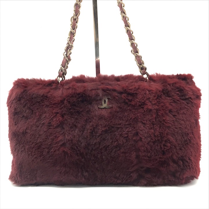 美品✨シャネル　ハンドバッグ　ラパン　ファー　ココマーク　ポーチ付き 楽天市場】CHANEL シャネル ラパン ラビットファー ココマーク