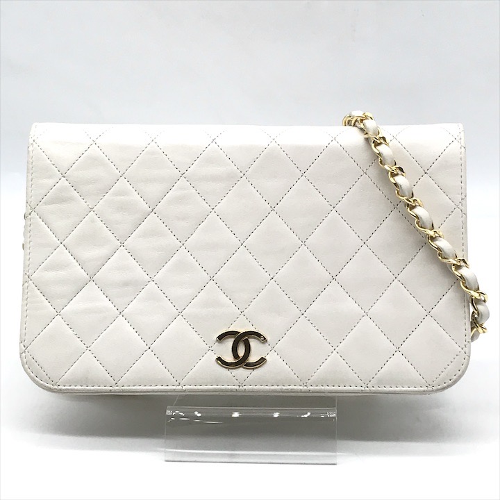 良品 CHANEL シャネル ココマーク マトラッセ ラムスキン プッシュロック チェーン ショルダー バッグ ホワイト レディース db32 楽天市場】【中古】良品 CHANEL シャネル ココマーク マトラッセ
