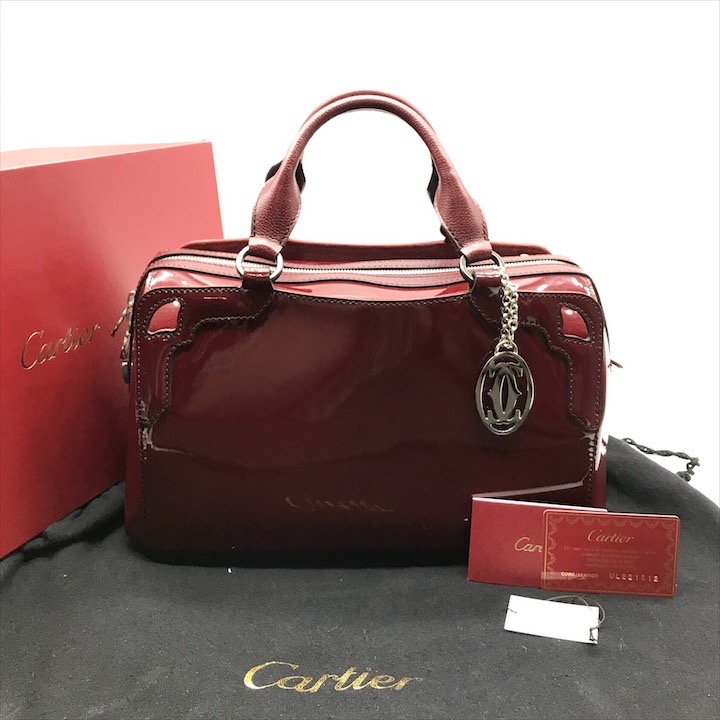 良品 カルティエ レザー ミニボストンバッグ 鞄 ハンドバッグ レディースメンズ 楽天市場】【Cartier】カルティエ マストライン ミニボストンバッグ