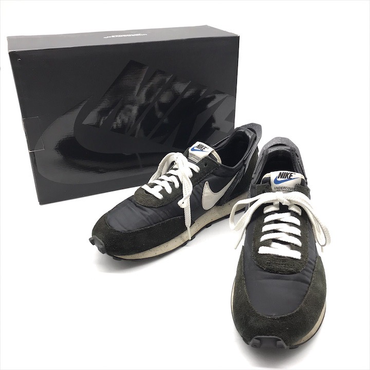【中古】美品 NIKE ナイキ DAYBREAK アンダー取りまかなう スニーカー 27.5珊 黒いこと 白いこと メンズ 靴 ブランド名 k6166