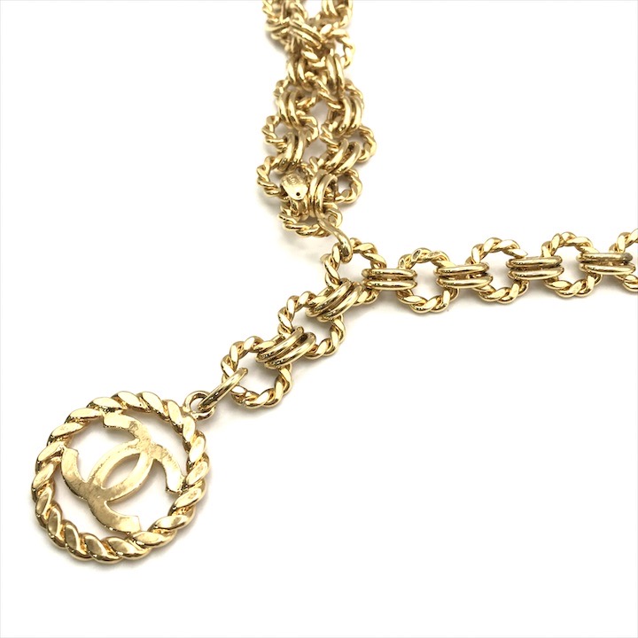 楽天市場】【1994年秋コレクション】CHANEL シャネル チェーンベルト