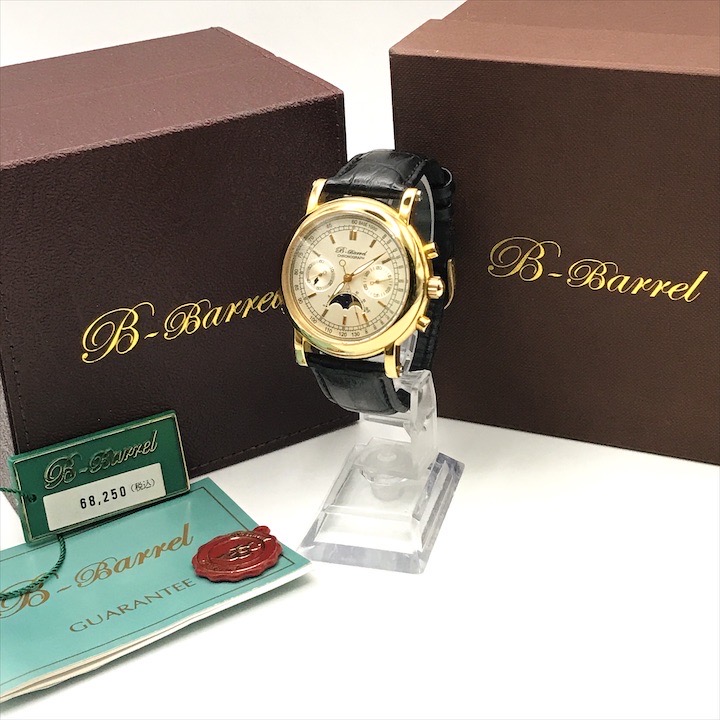 楽天市場】ビーバレル B-BARREL トゥールビヨン 手巻き メンズ