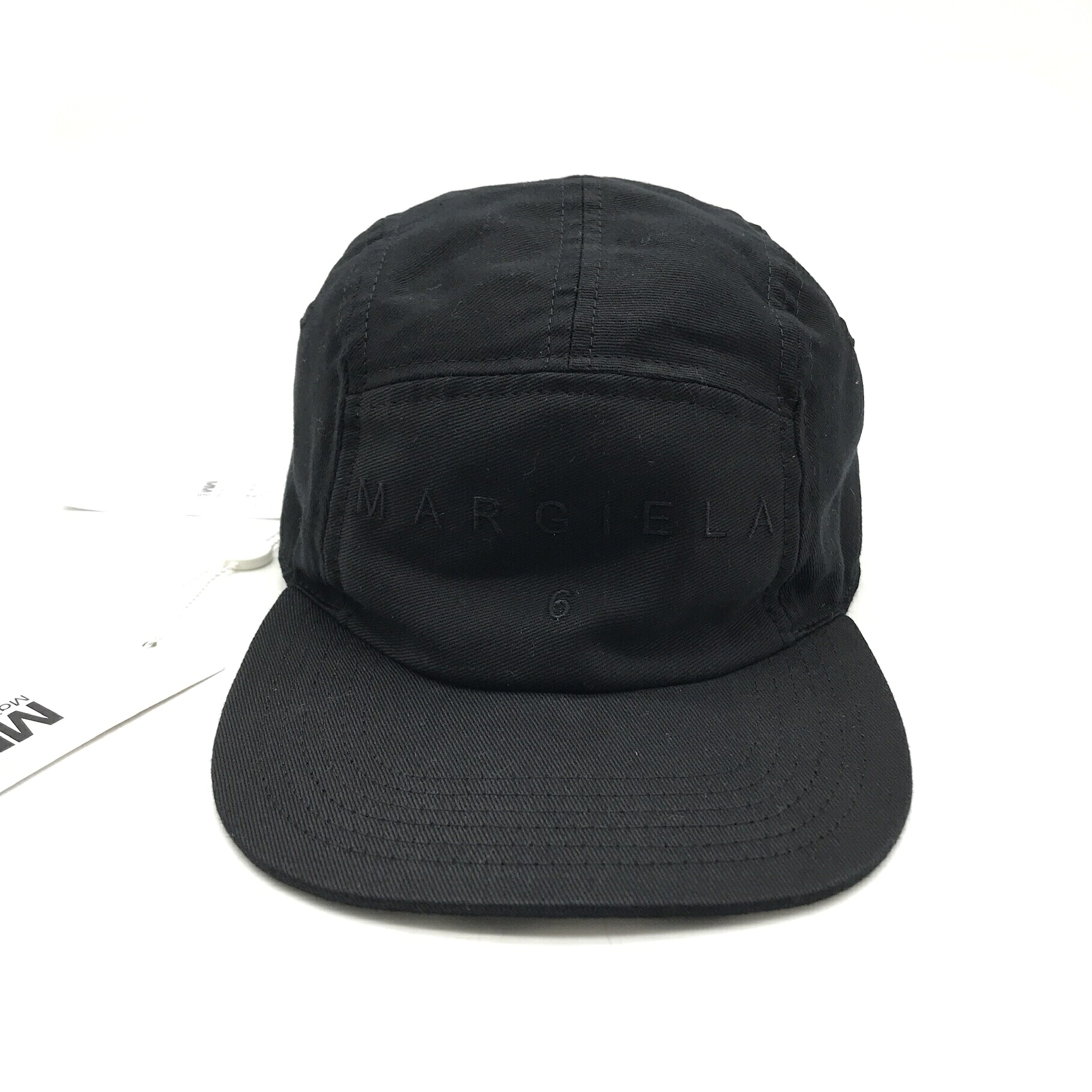 【中古】未使用 Maison Margiela メゾン マルジェラ MM6 ベースボール キャップ 帽子 ロゴ刺? ブラック コットン メンズ レディース k6482|BEGINSELL