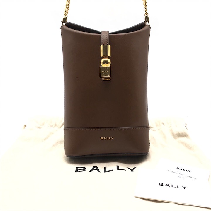 楽天市場】□新品同様□ BALLY バリー PVC×レザー 総柄 ショルダー