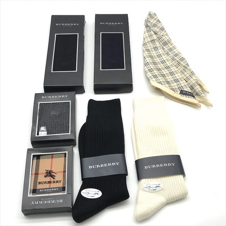 BURBERRY チェック コットンソックス チェック コットンブレンドソックス (サッシュレッド) | Burberry®公式