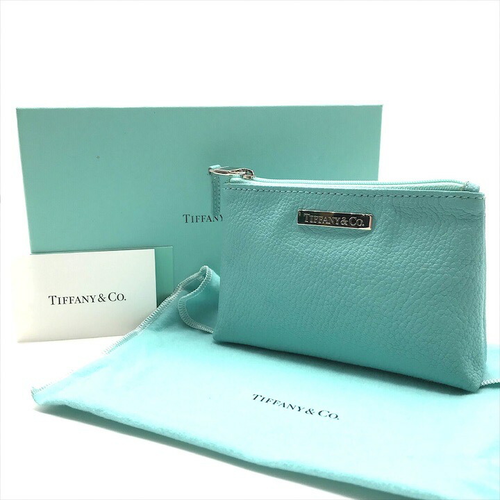 楽天市場】ティファニー Tiffany&Co. ポーチ ティファニーブルーx