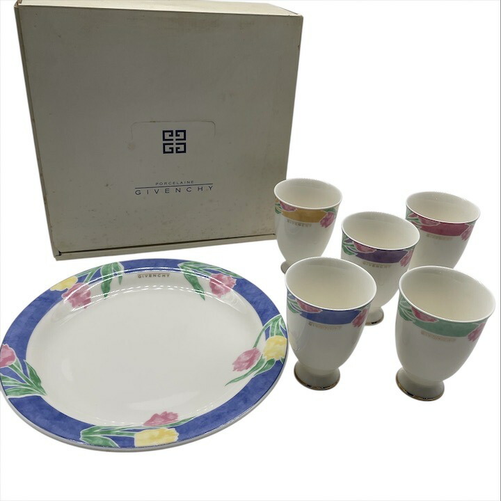 楽天市場】ジバンシー プレート 5枚 セット 緑 グリーン 金 ゴールド