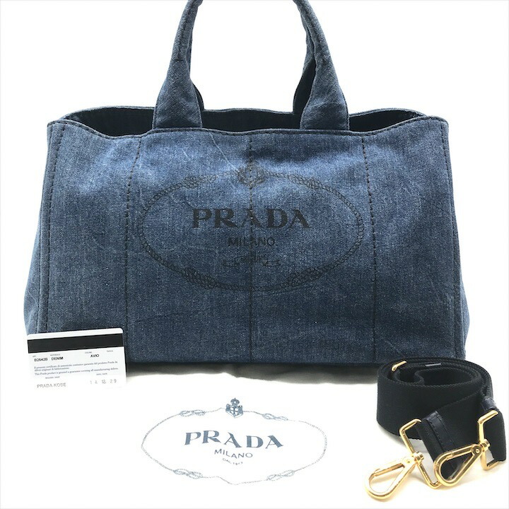 楽天市場】PRADA プラダ カナパ ミニ トートバッグ ショッピングバッグ