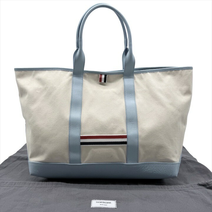 楽天市場】THOM BROWNE トムブラウン トートバッグ SQUARED TOTE W
