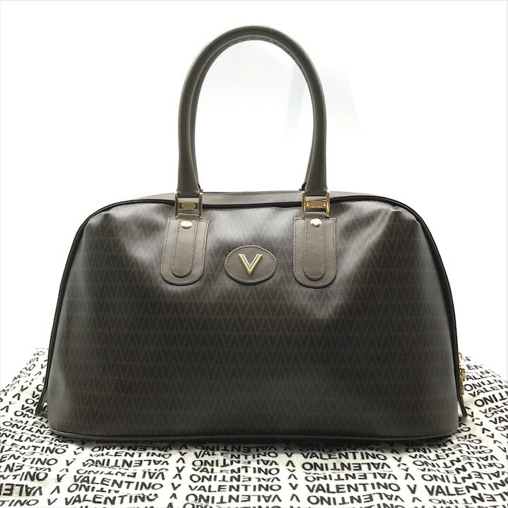 【美品】ヴァレンティノ オールレザー 2way ミニボストンバッグ ブラック 美品】ヴァレンティノ オールレザー 2way ミニボストンバッグ ブラック