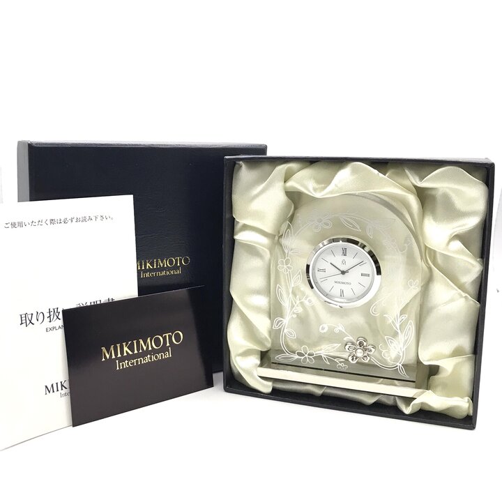 楽天市場】MIKIMOTO ミキモト アーチ型 置き時計 クロック 1Pパール