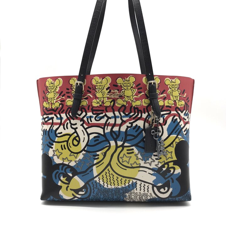 楽天市場】【緑屋質屋】コーチ 56645 トートバッグ ディズニーコラボ