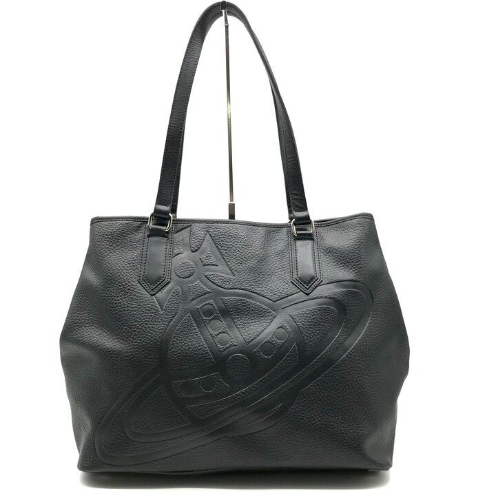 【楽天市場】【中古】良品 VIVIENNE WESTWOOD ヴィヴィアンウエストウッド ハミルトン トート バッグ レザー ブラック メンズ ...