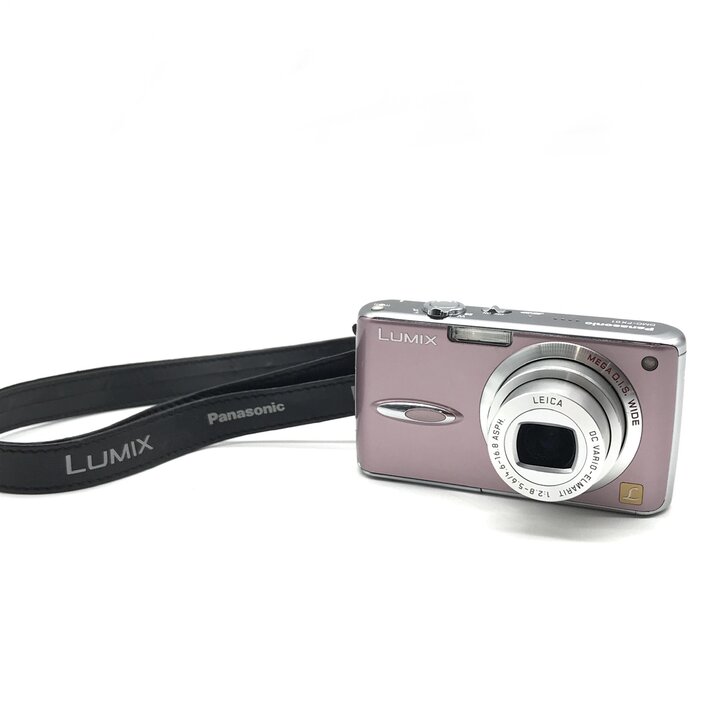 【中古】良品 Panasonic パナソニック コンパクト デジタル カメラ オールド デジカメ LUMIX ルミックス DMC-FX01 ピンク 動作確認済み m15602|BEGINSELL