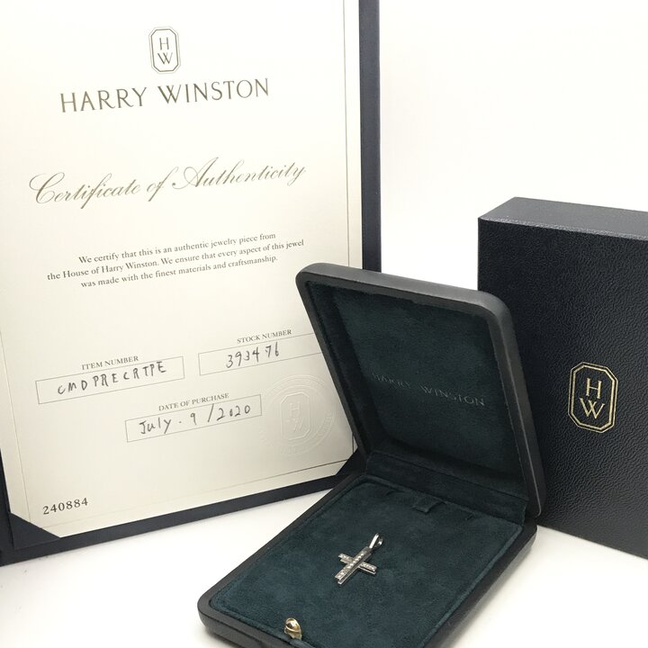 【中古】新品未使用 HARRY WINSTON ハリーウィンストン トラフィックバイハリー PT950 プラチナ ネックレス トップ アクセサリー シルバー k6852|BEGINSELL
