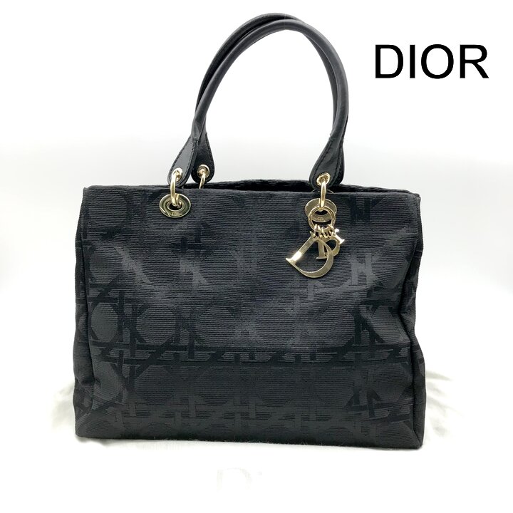 【中古】美品 Christian Dior ディオール ナイロン キャンバス カナージュナイロン キャンバス トート バッグ BAG ブランド r1645｜BEGINSELL 69,340円