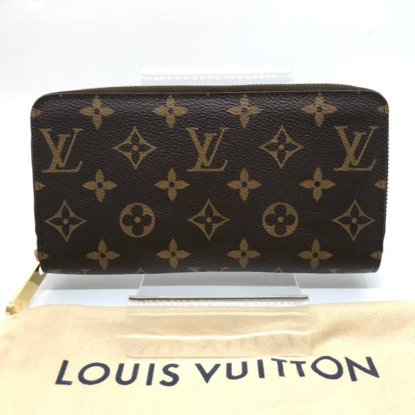 【中古】LOUISVUITTON ルイヴィトン モノグラム ジッピーウォレット 長財布 美品 M11018